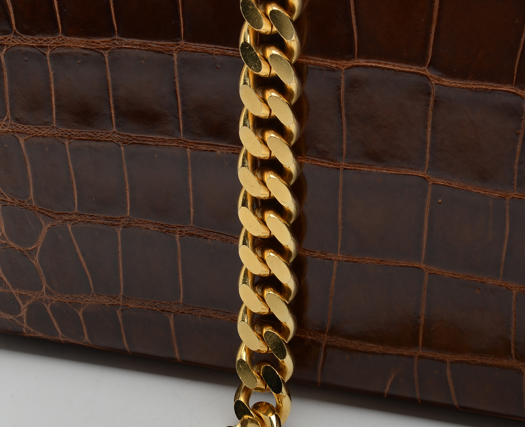 Two Vintage Alligator Purses and Snakeskin Wallet