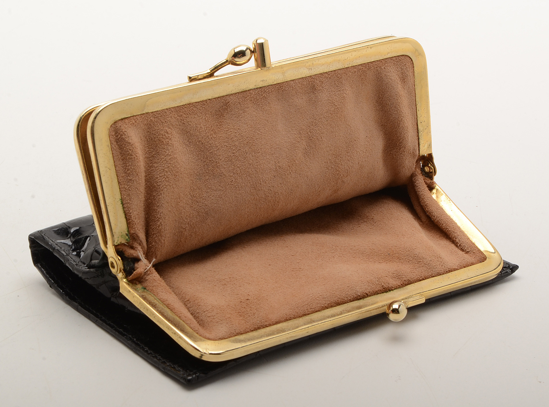 Two Vintage Alligator Purses and Snakeskin Wallet