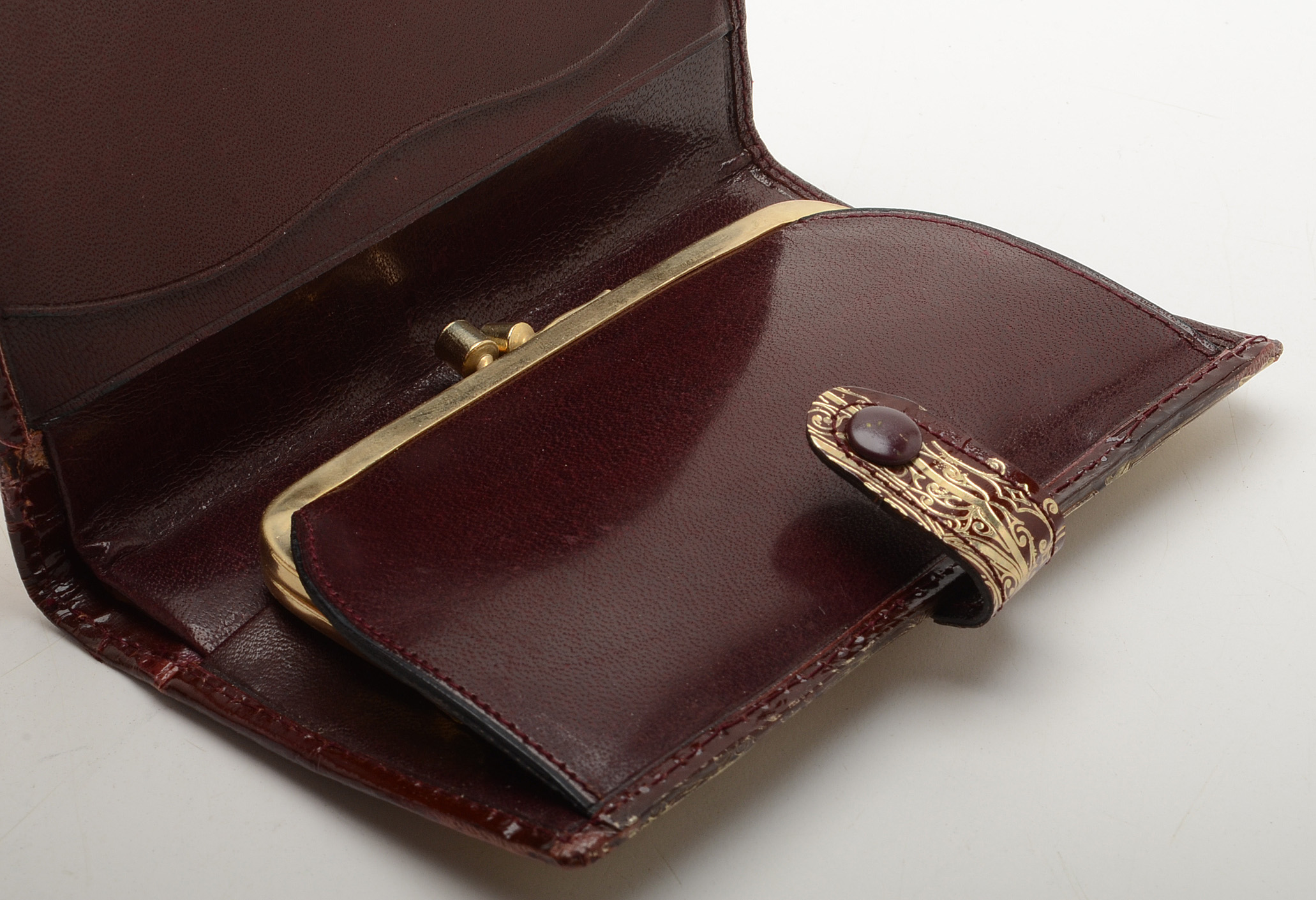 Collection of Vintage Handbags and Wallets including an Ostrich Cross-body