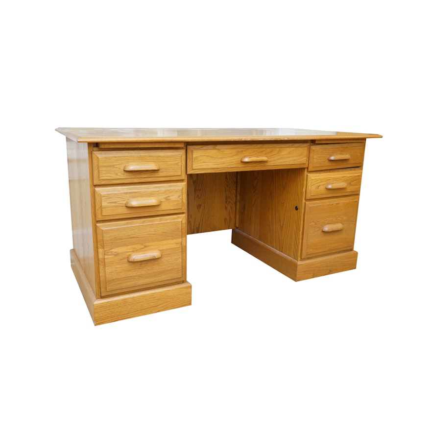 Riverside Furniture Oak Desk