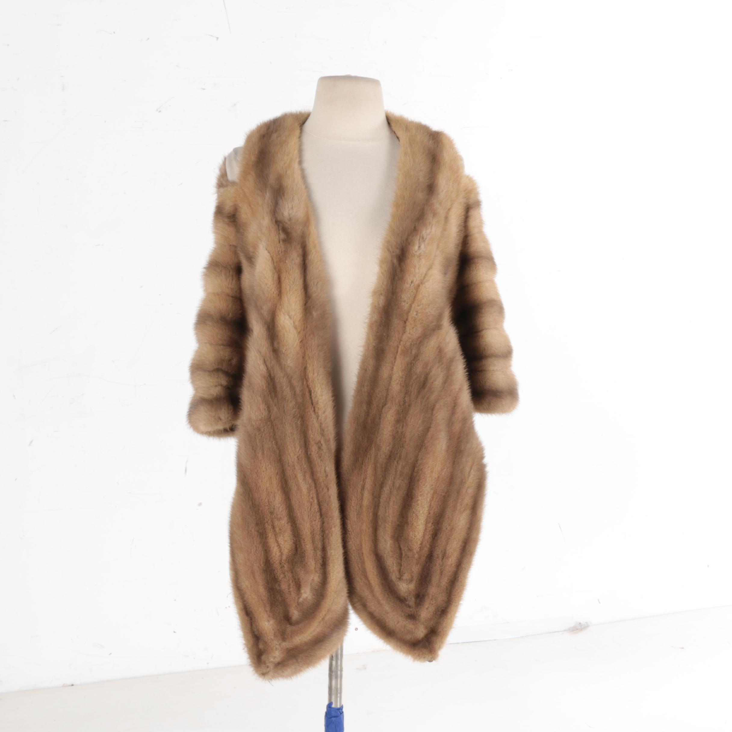 Vintage Mink Fur Stole