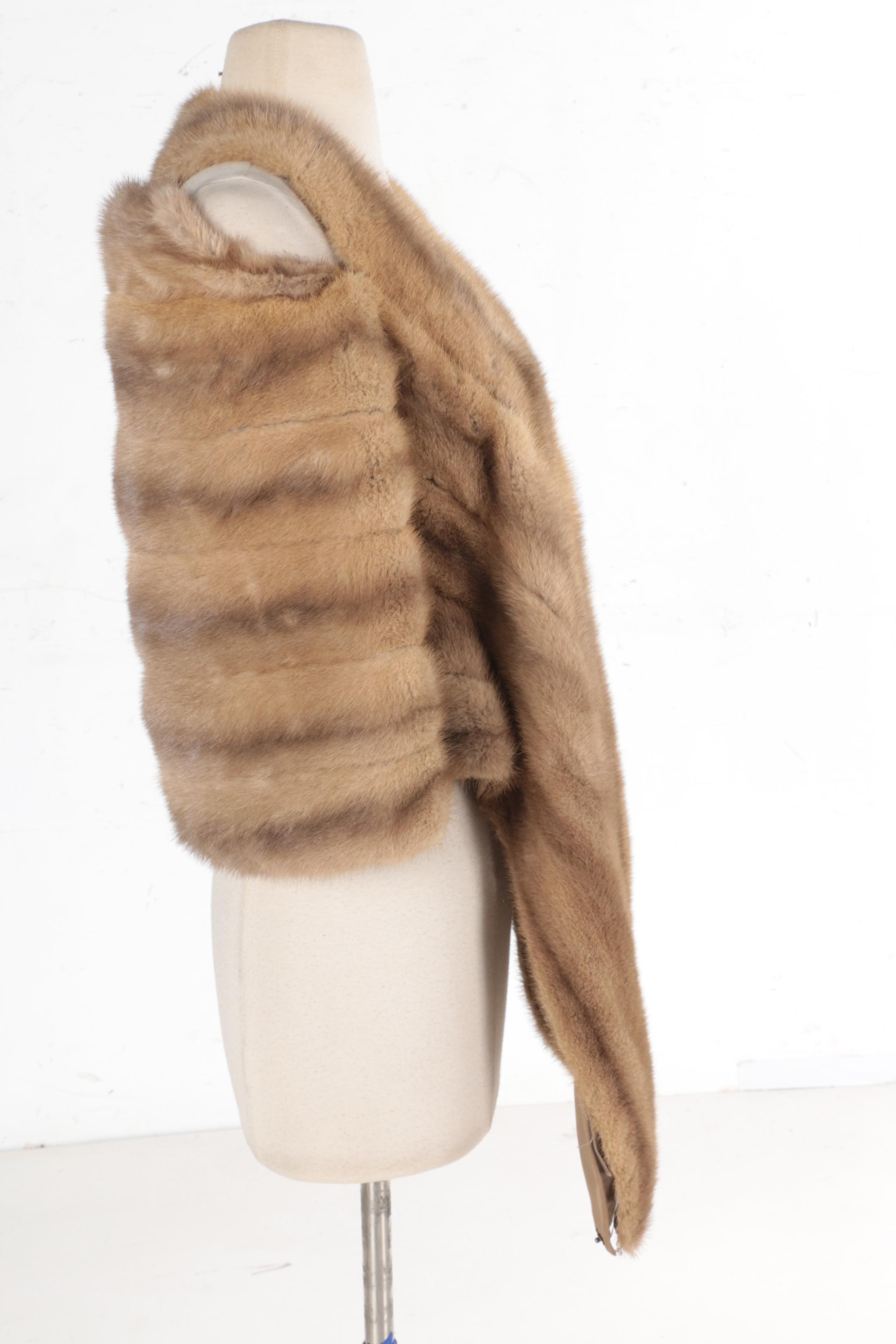 Vintage Mink Fur Stole
