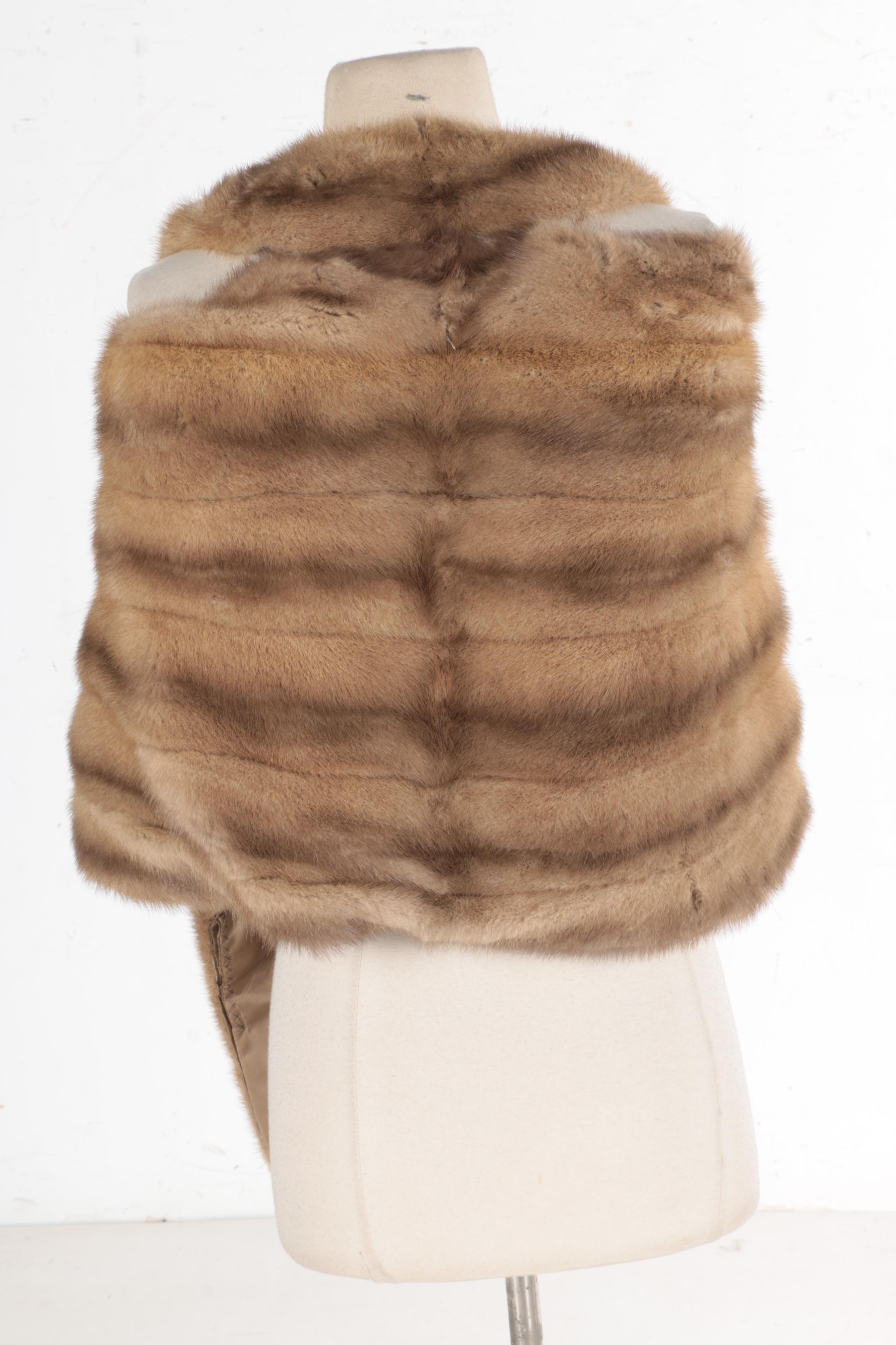 Vintage Mink Fur Stole