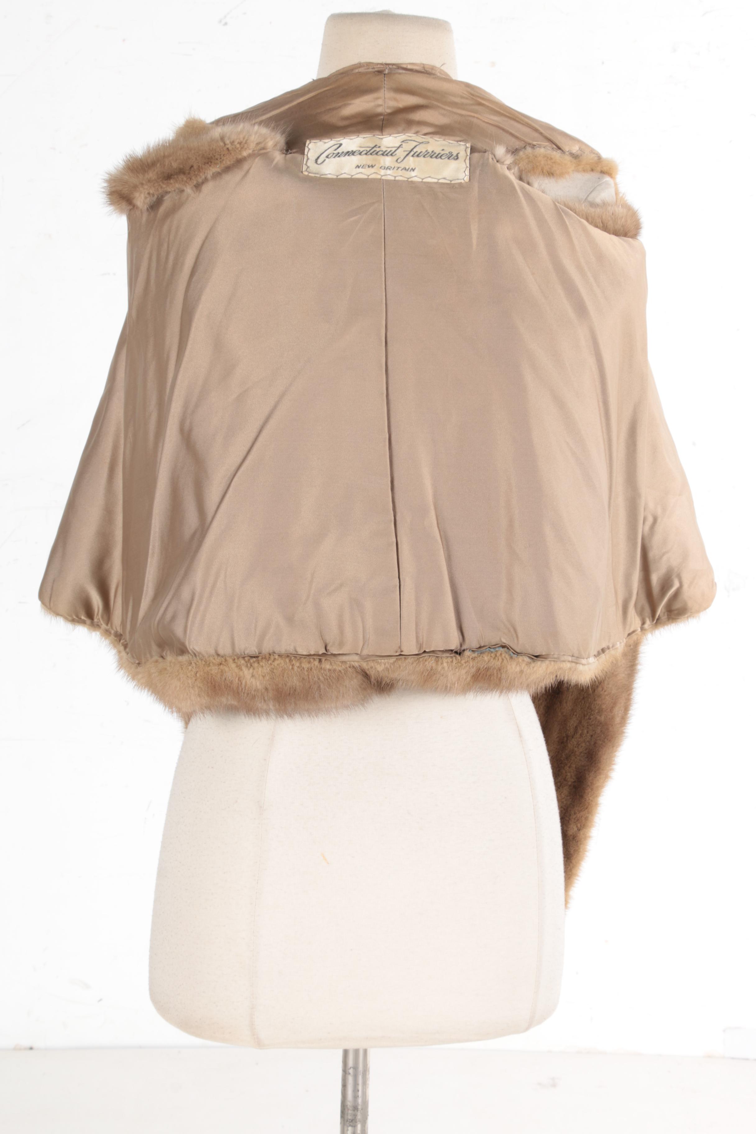 Vintage Mink Fur Stole