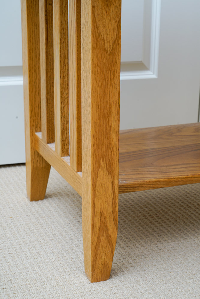 Mission Style Oak Side Table