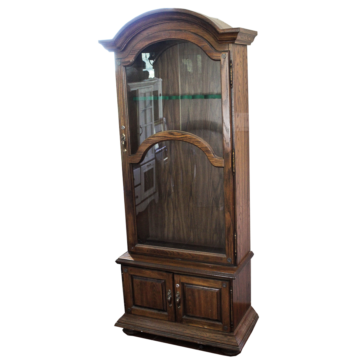 Oak Gun Cabinet