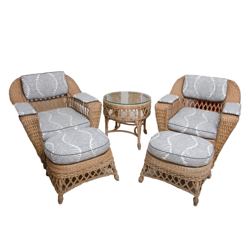 Henry Link Smithsonian Collection Wicker Furniture Set