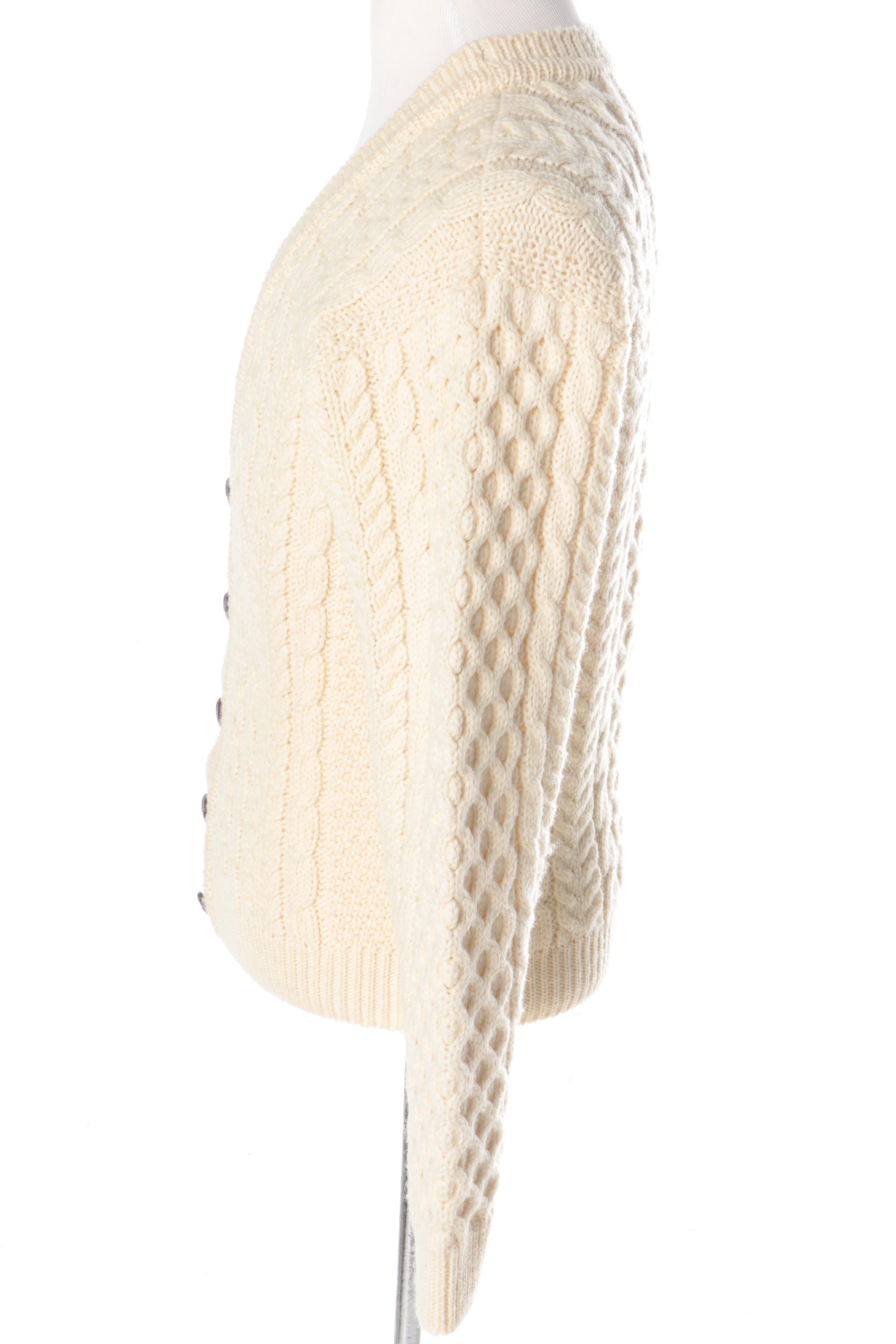 John Molloy Irish Cardigan Knit Sweater