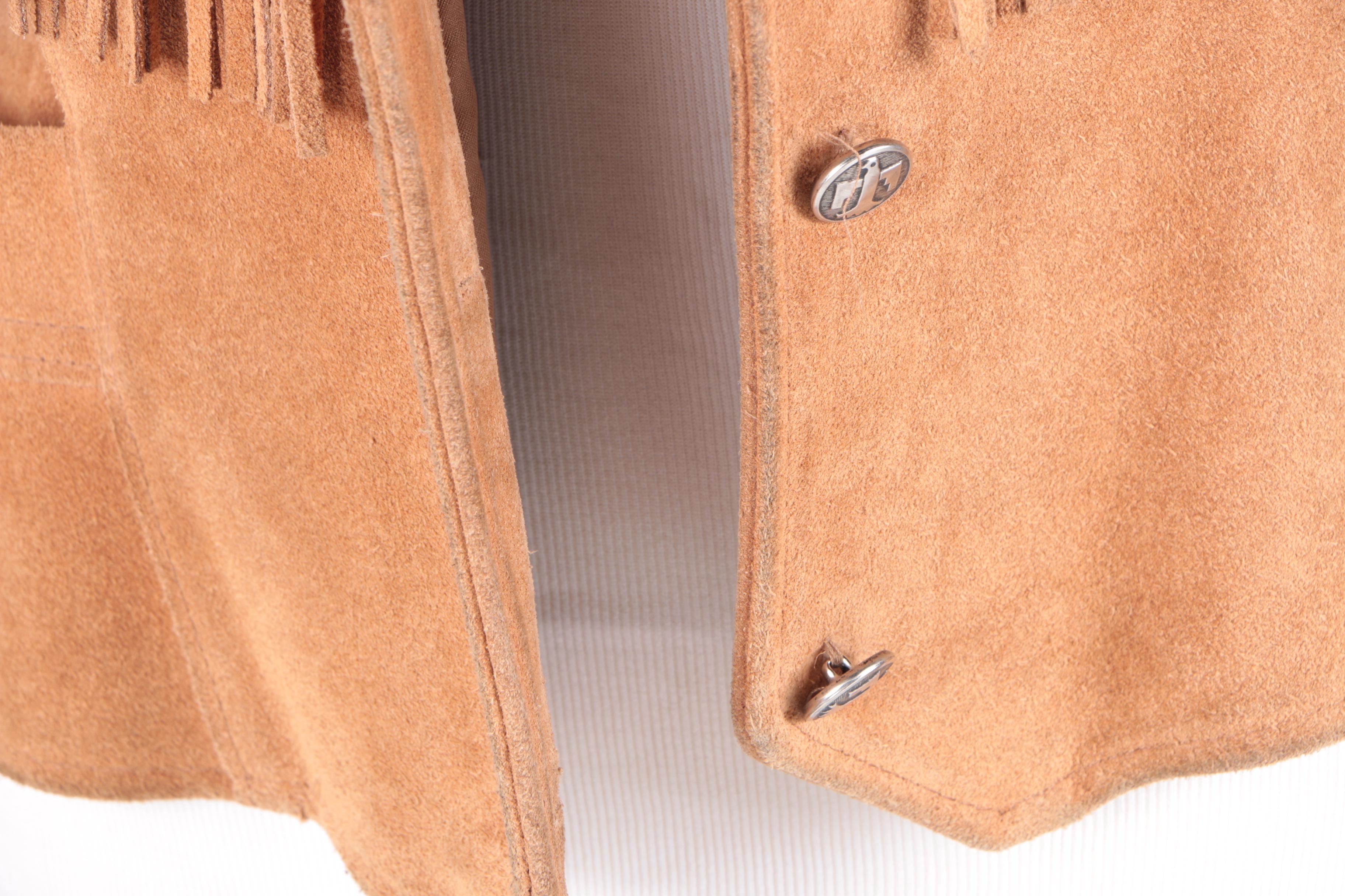 Women's Southwestern Style Suede Fringe Jacket by Pioneer Wear