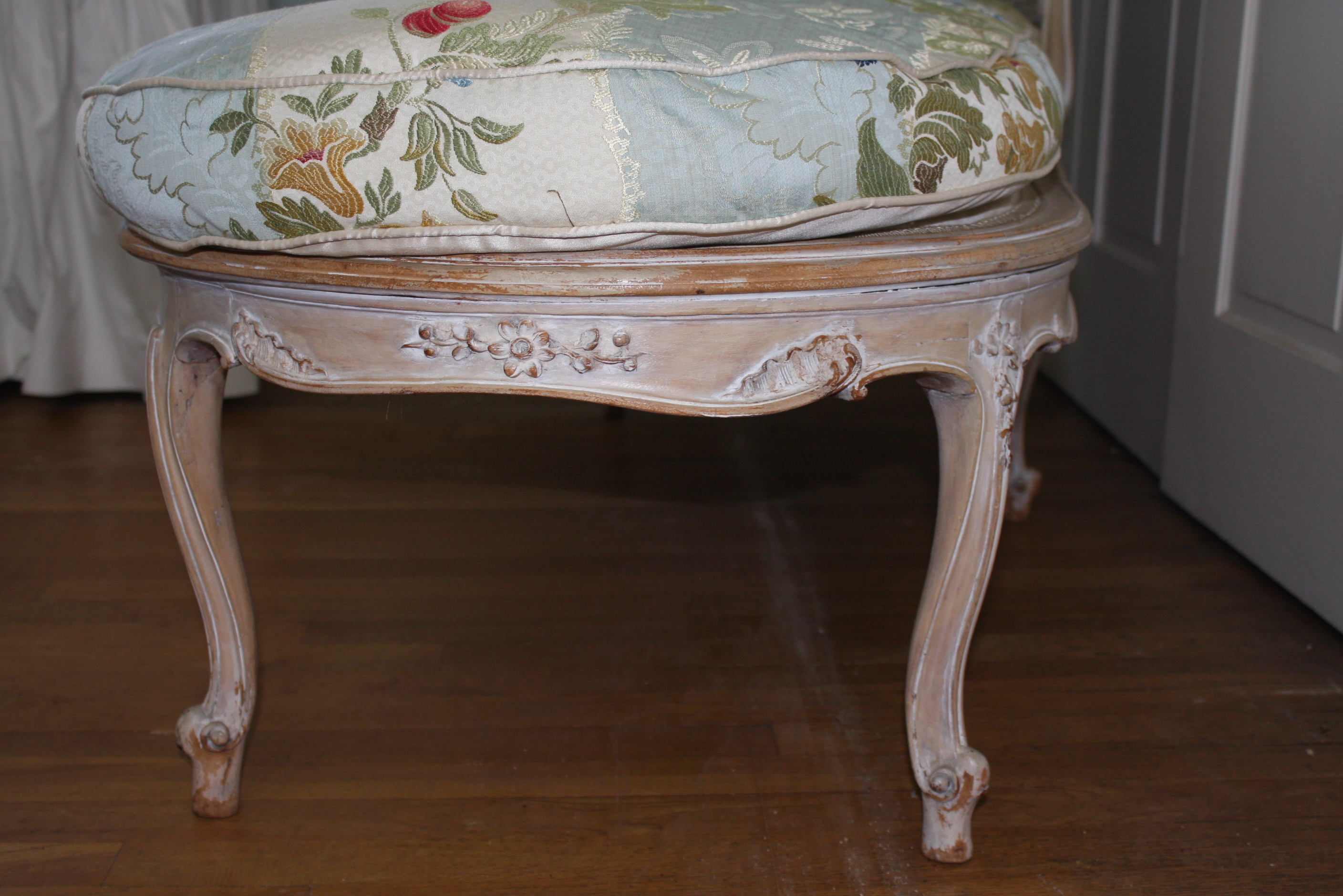 Louis XV Style Cane Back Chaise Lounge