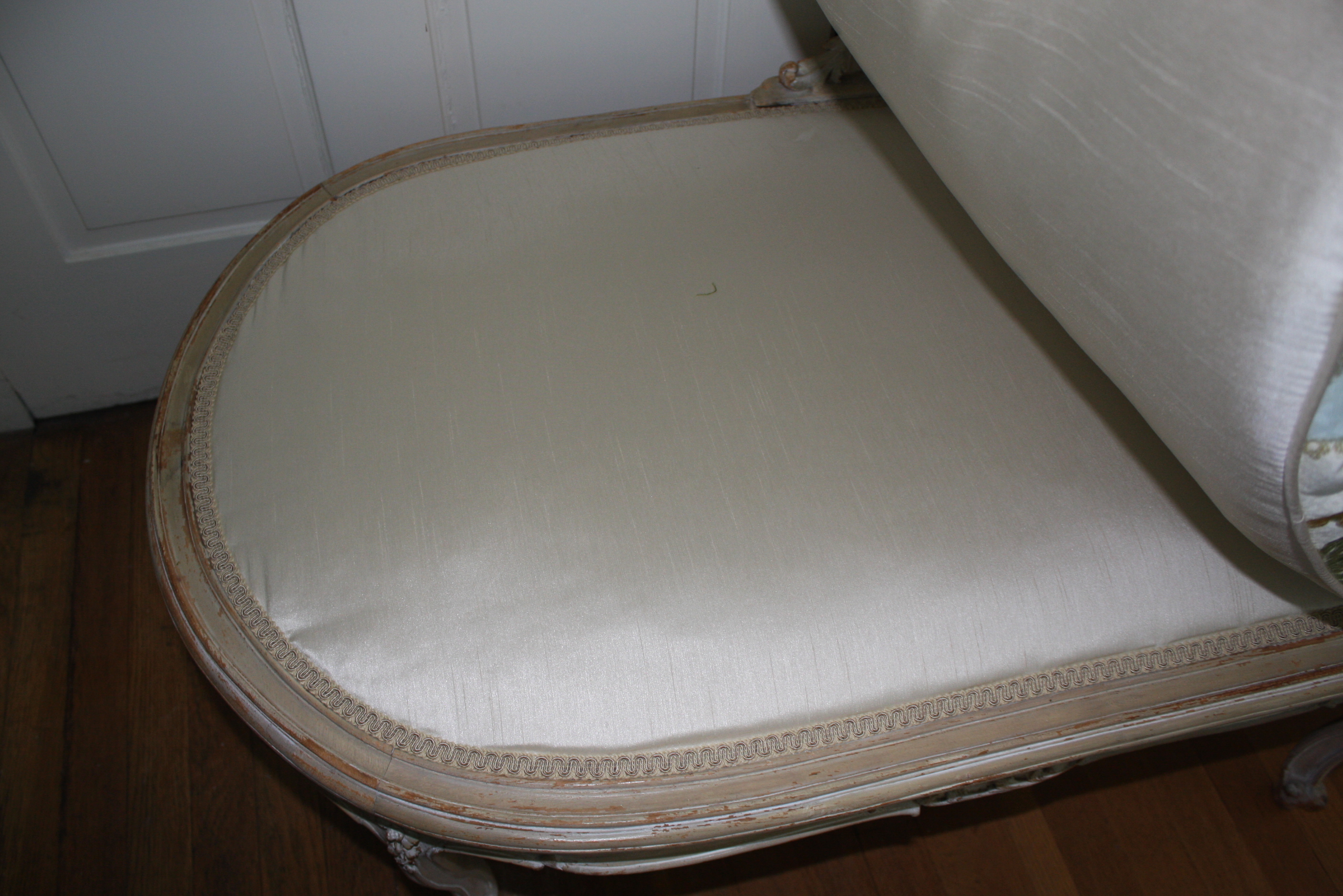 Louis XV Style Cane Back Chaise Lounge