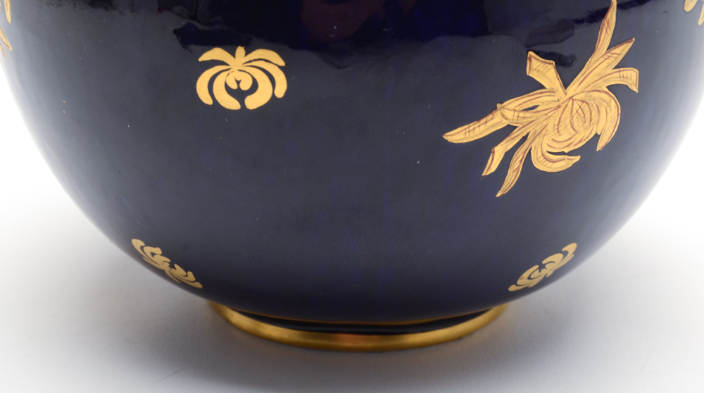 Royal Crown Derby Painted Porcelain Vase