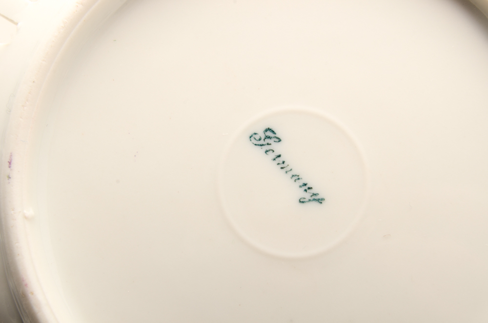 German Porcelain Courtship Plates