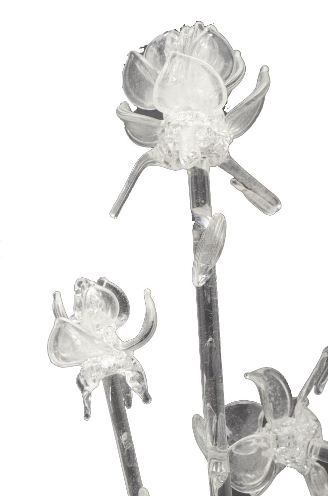 Orrefors Black Cased Glass vases