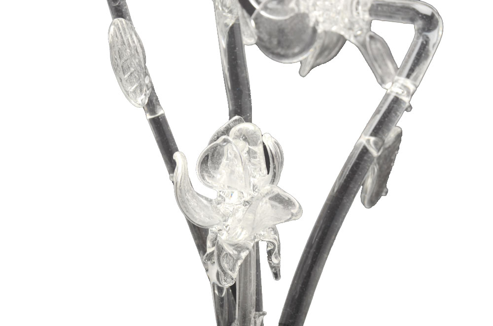 Orrefors Black Cased Glass vases