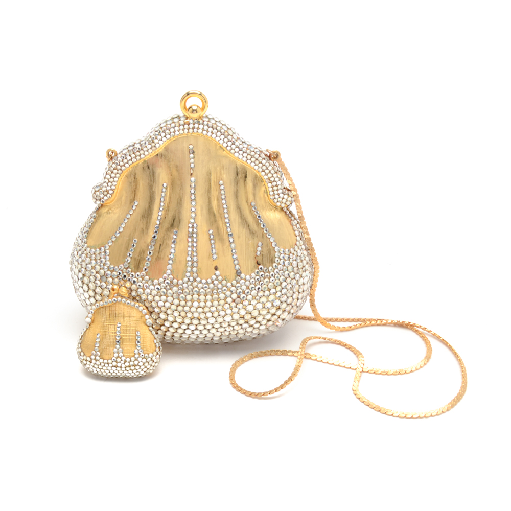 Rare Judith Leiber Chatelaine Minaudiere Bag