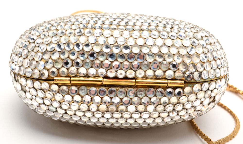 Rare Judith Leiber Chatelaine Minaudiere Bag