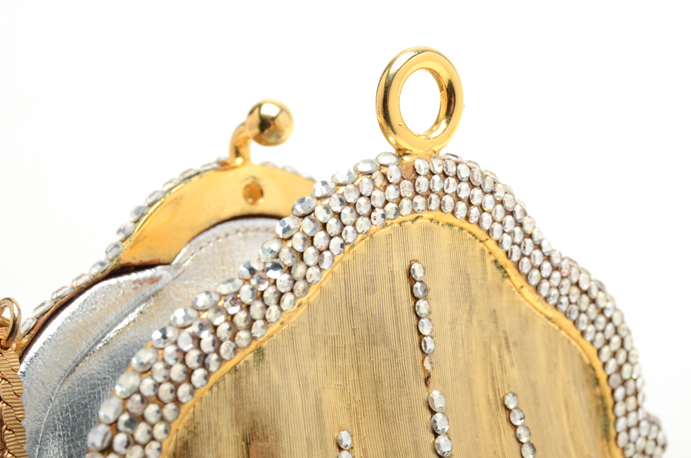 Rare Judith Leiber Chatelaine Minaudiere Bag