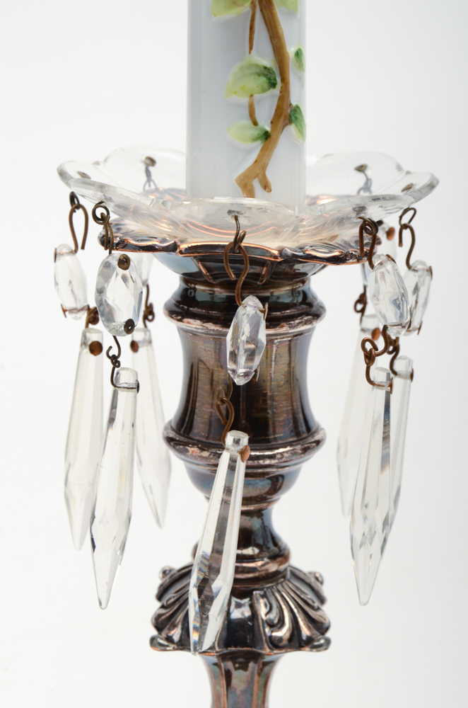 Pair of Silver Plate Candlesticks