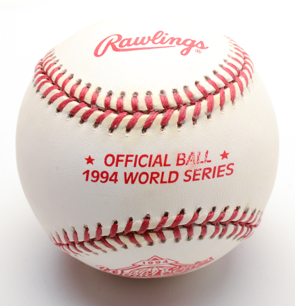1994 World Series and Two NCAA World Series Baseballs