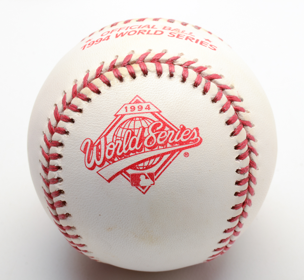 1994 World Series and Two NCAA World Series Baseballs