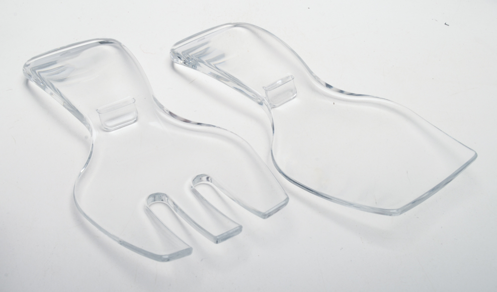 Acrylic Salad Bowls with Tongs by Grainware
