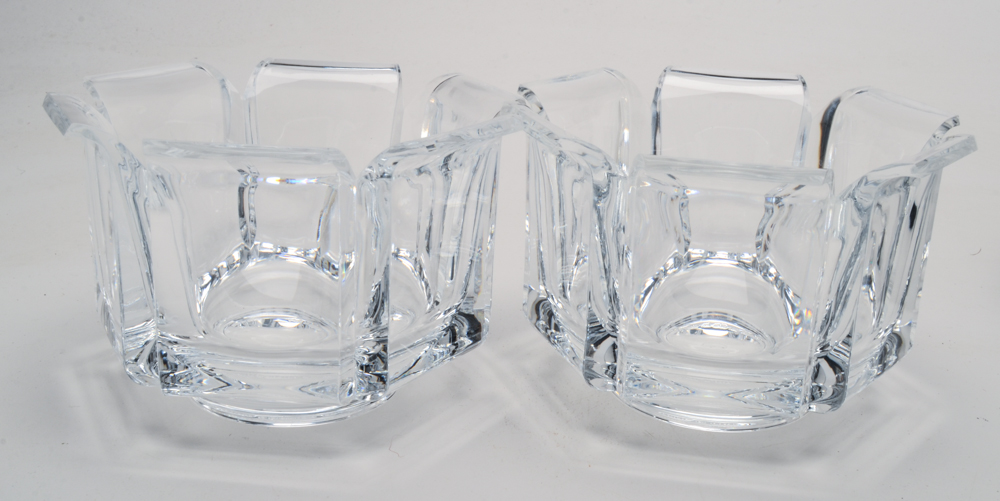 Acrylic Salad Bowls with Tongs by Grainware