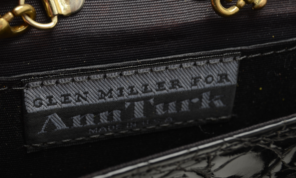 Glenn Miller for Ann Turk Designer Alligator Handbag and Wallet