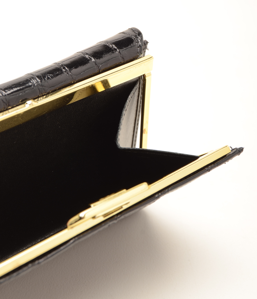 Glenn Miller for Ann Turk Designer Alligator Handbag and Wallet