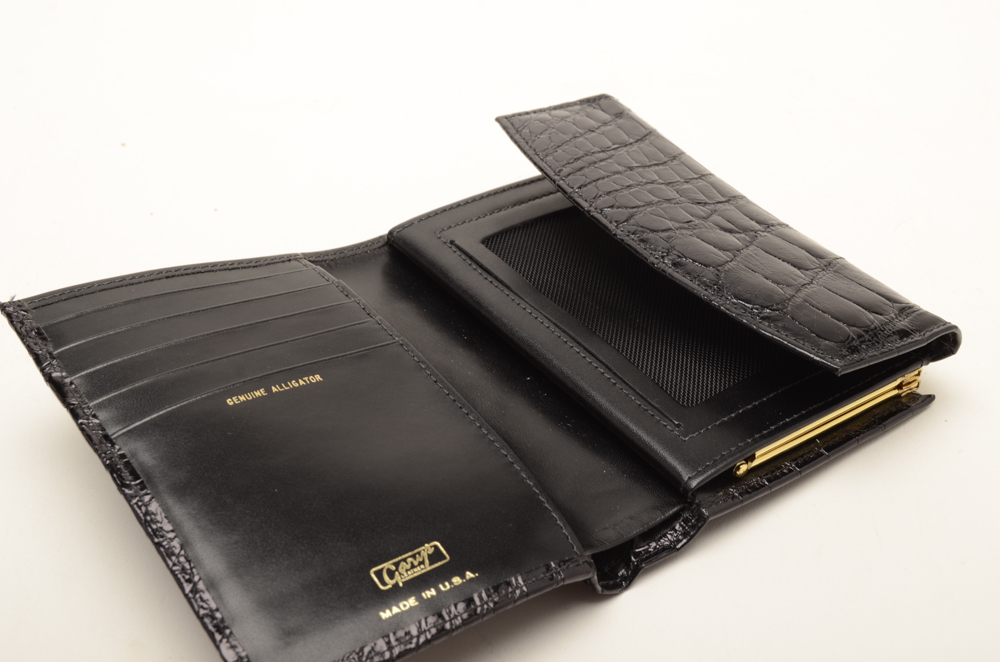 Glenn Miller for Ann Turk Designer Alligator Handbag and Wallet