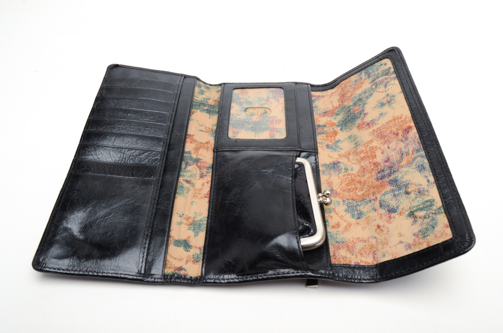 Two Hobo International Leather Wallets