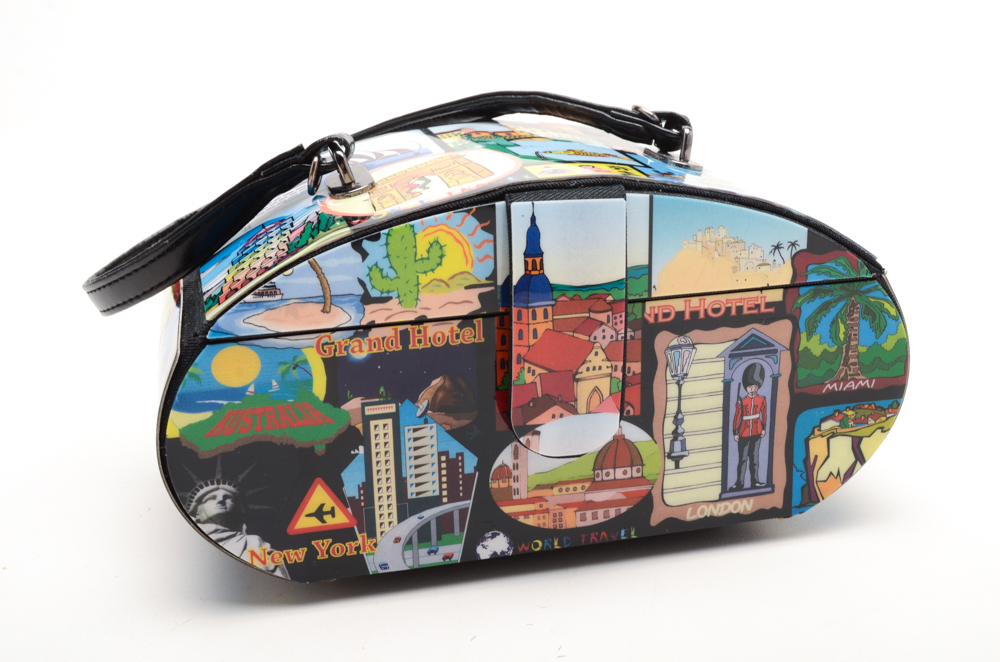 Pair of Plastic Travel Purses