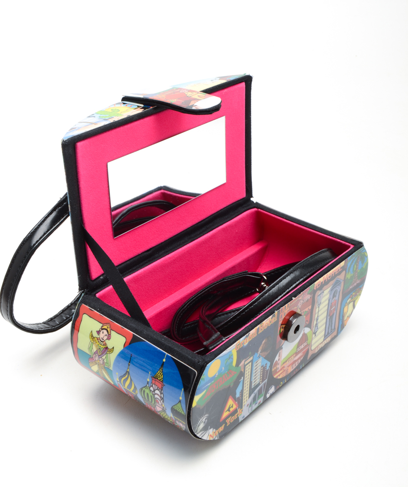 Pair of Plastic Travel Purses