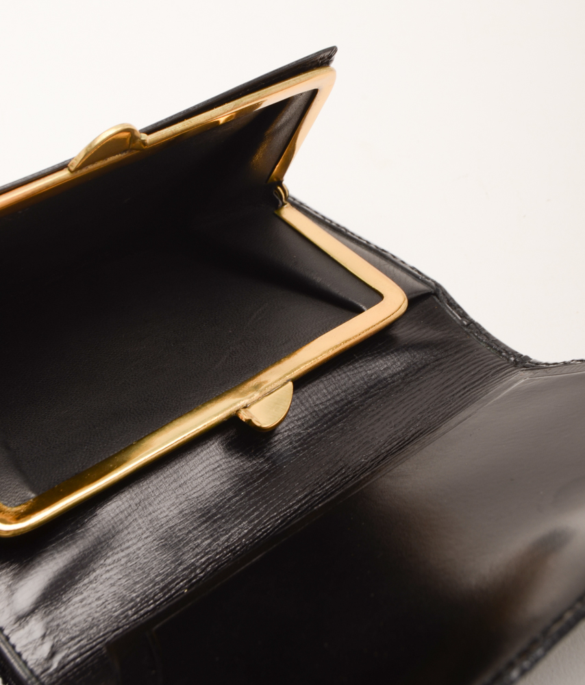 Black and White Vintage Alligator and Leather Wallets