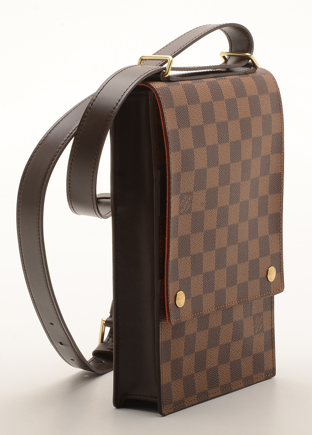 Louis Vuitton Damier Ebène Crossbody Bag and Wallet