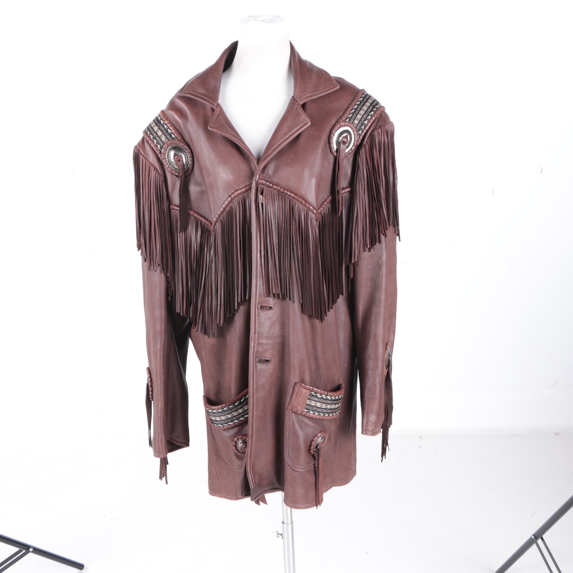 Men's Creations in Leather Jacket