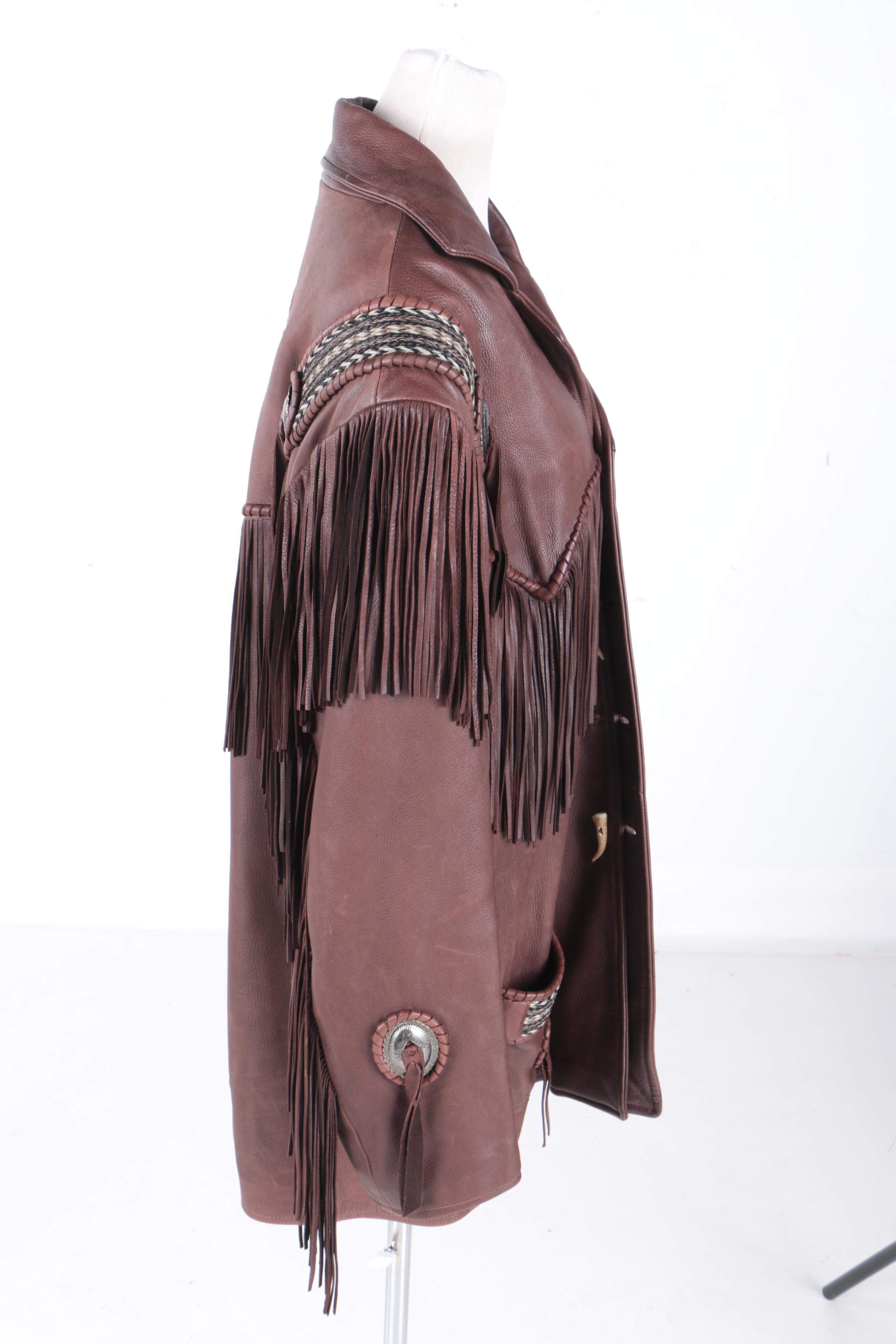 Men's Creations in Leather Jacket