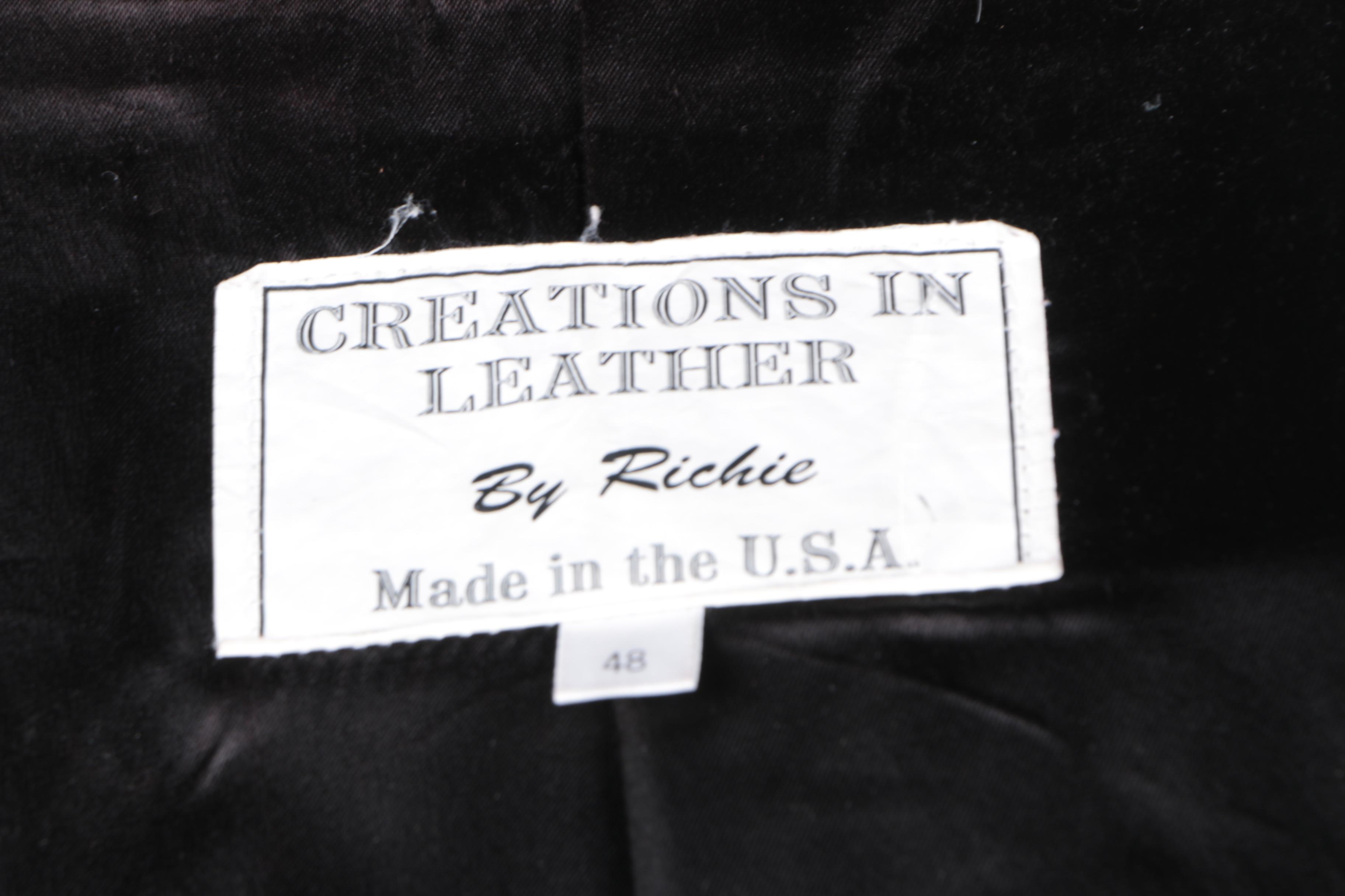 Men's Creations in Leather Jacket