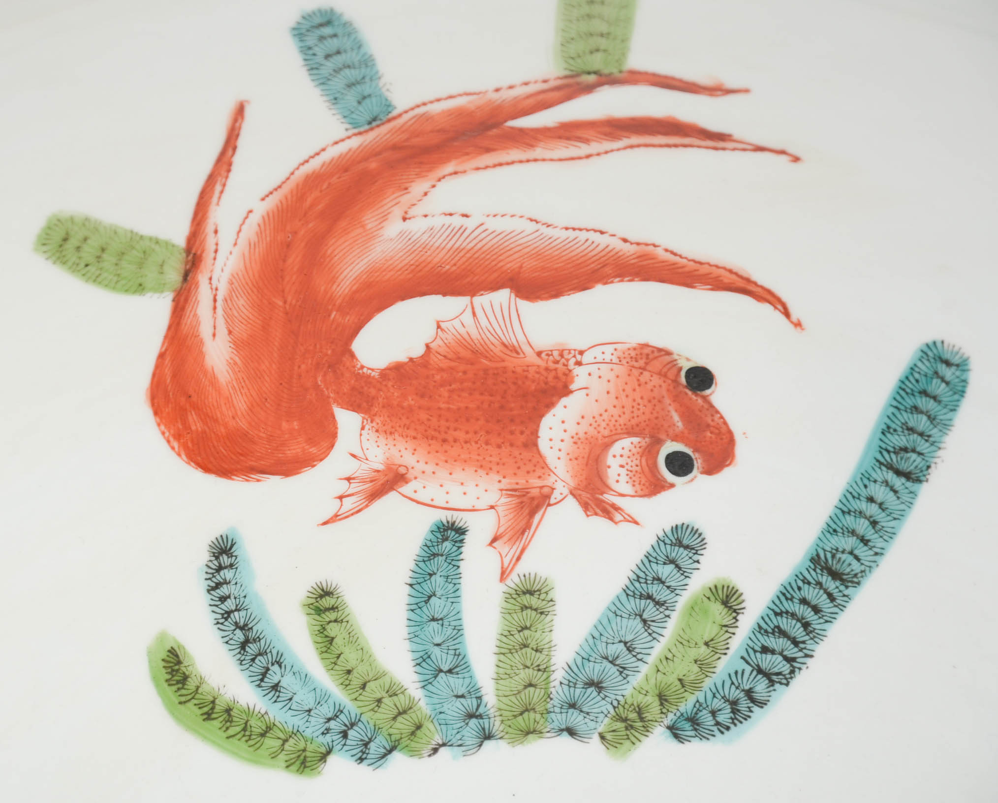 Chinese Fishbowl Garden Pot with Wooden Stand