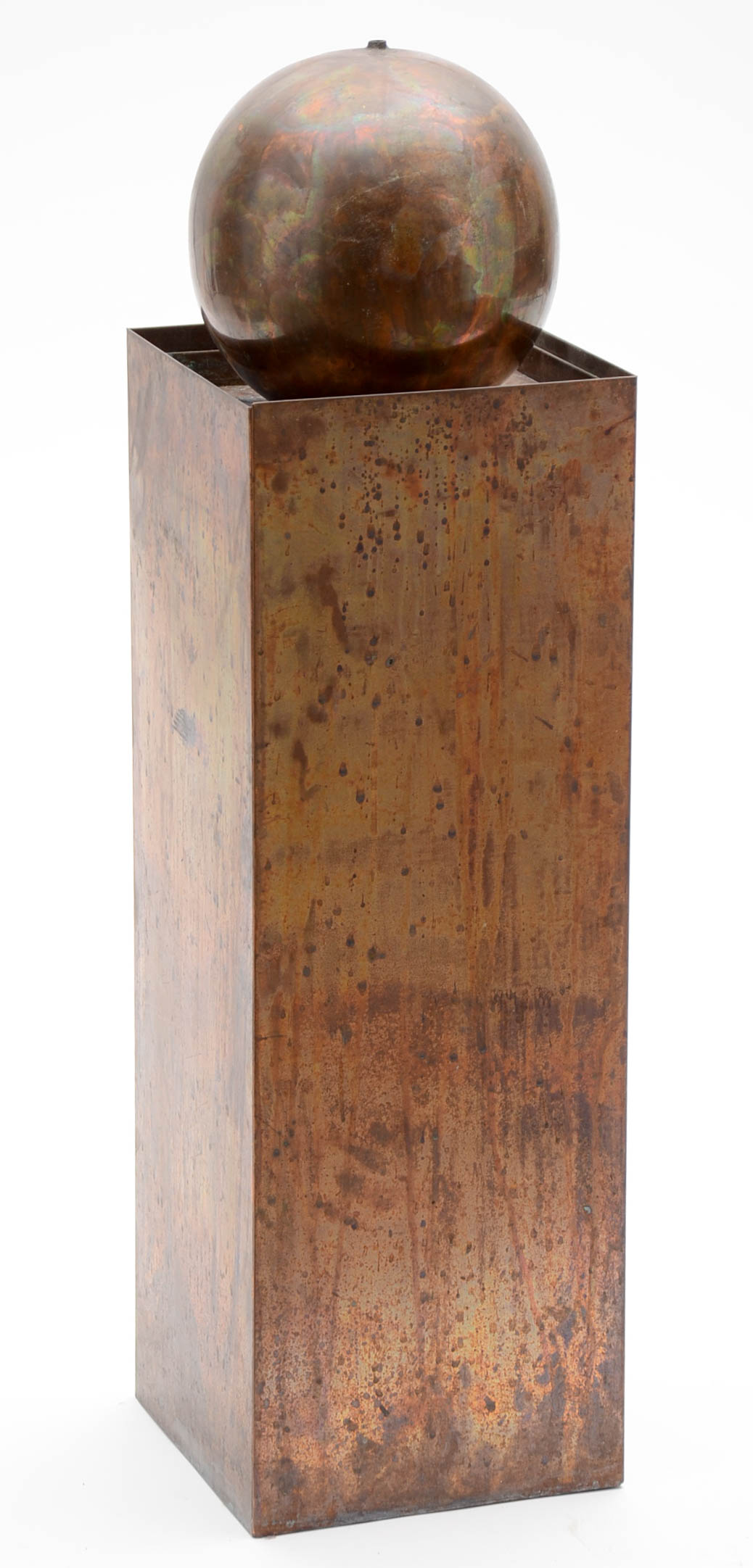 Modernist Copper Fountain