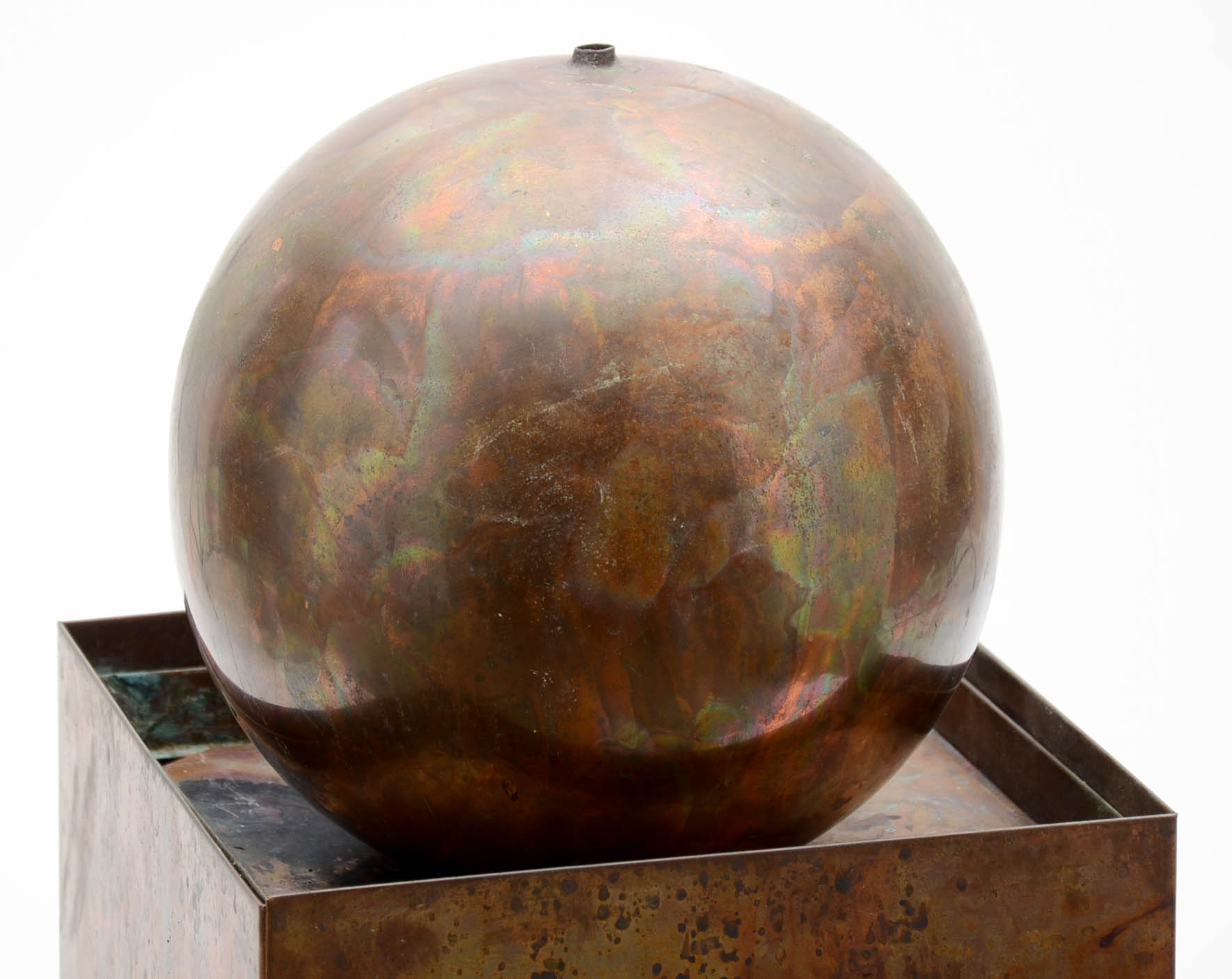 Modernist Copper Fountain