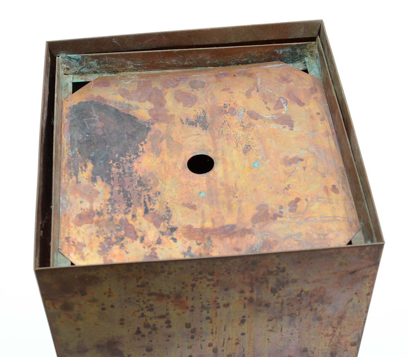 Modernist Copper Fountain