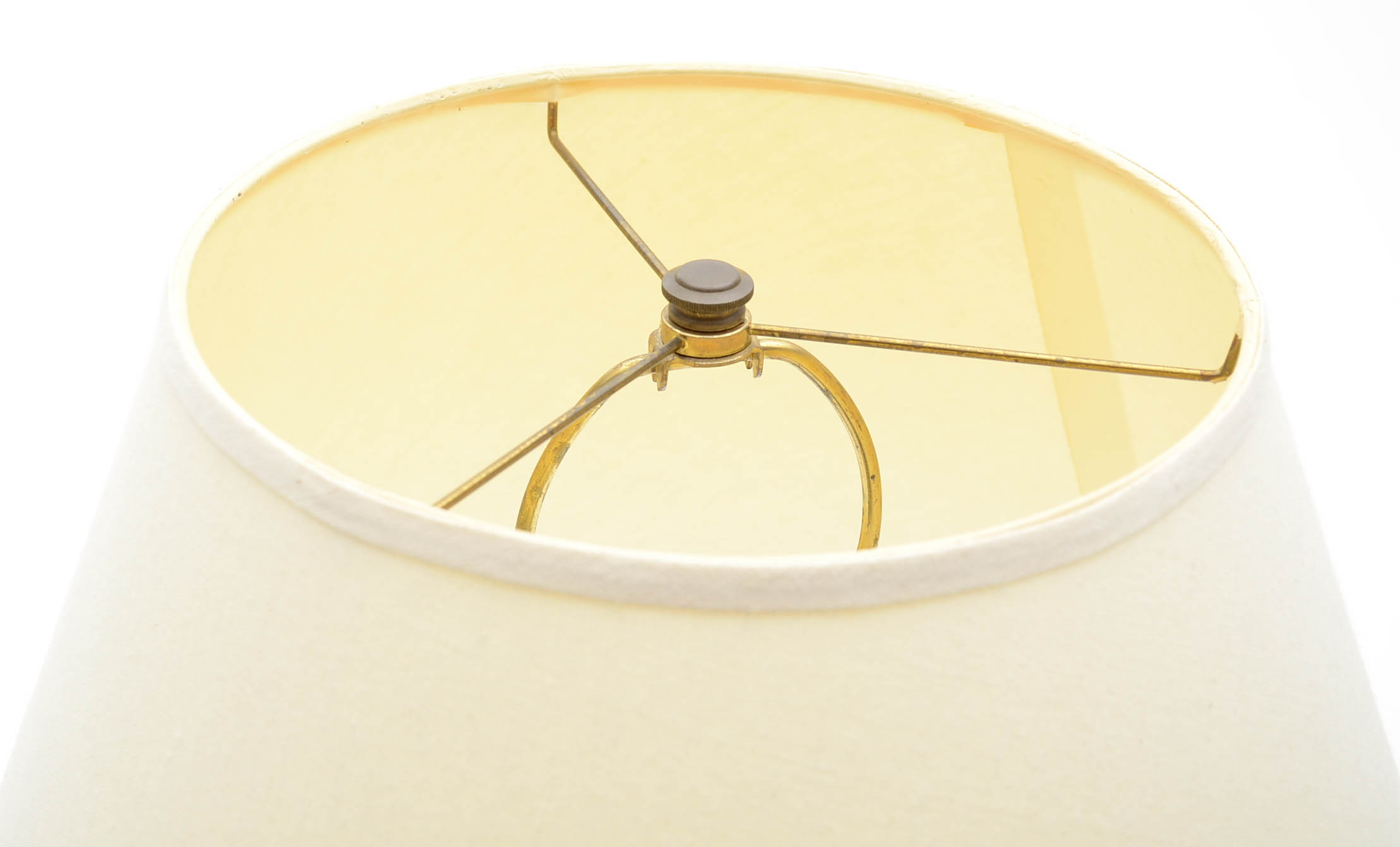 Pair of Mid Century Modern Ceramic and Wood Table Lamps