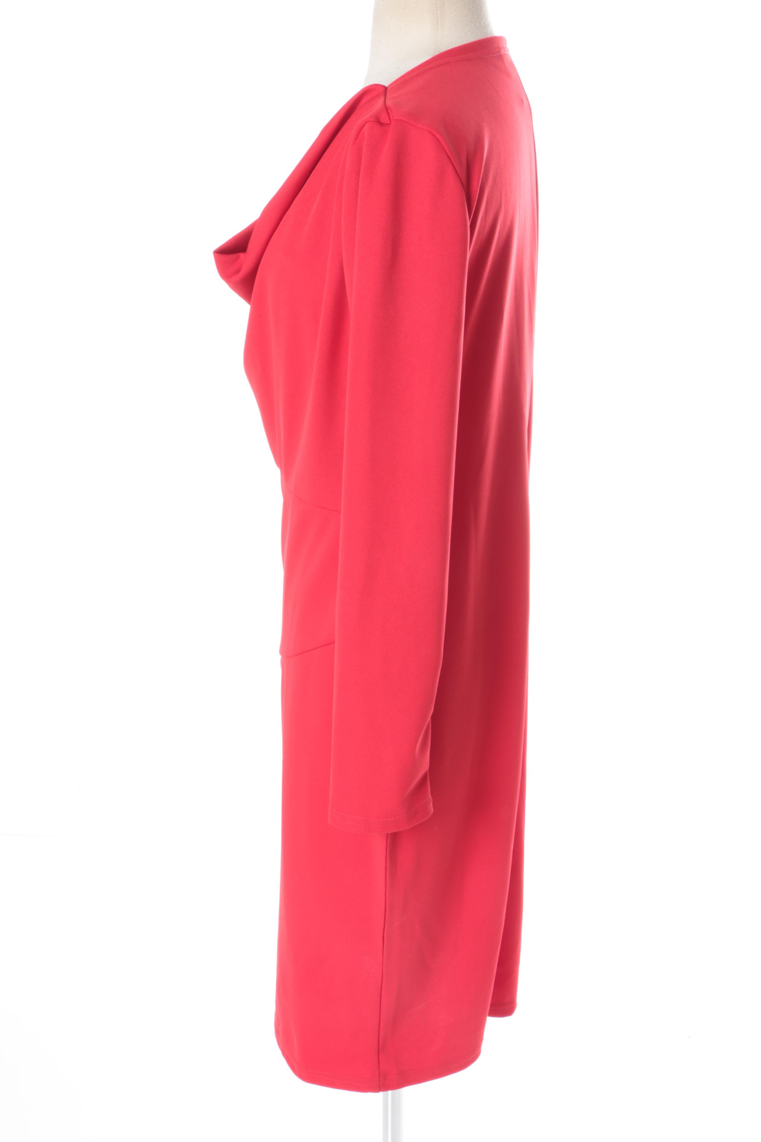 Pepe Runa Red Dress and White Blazer