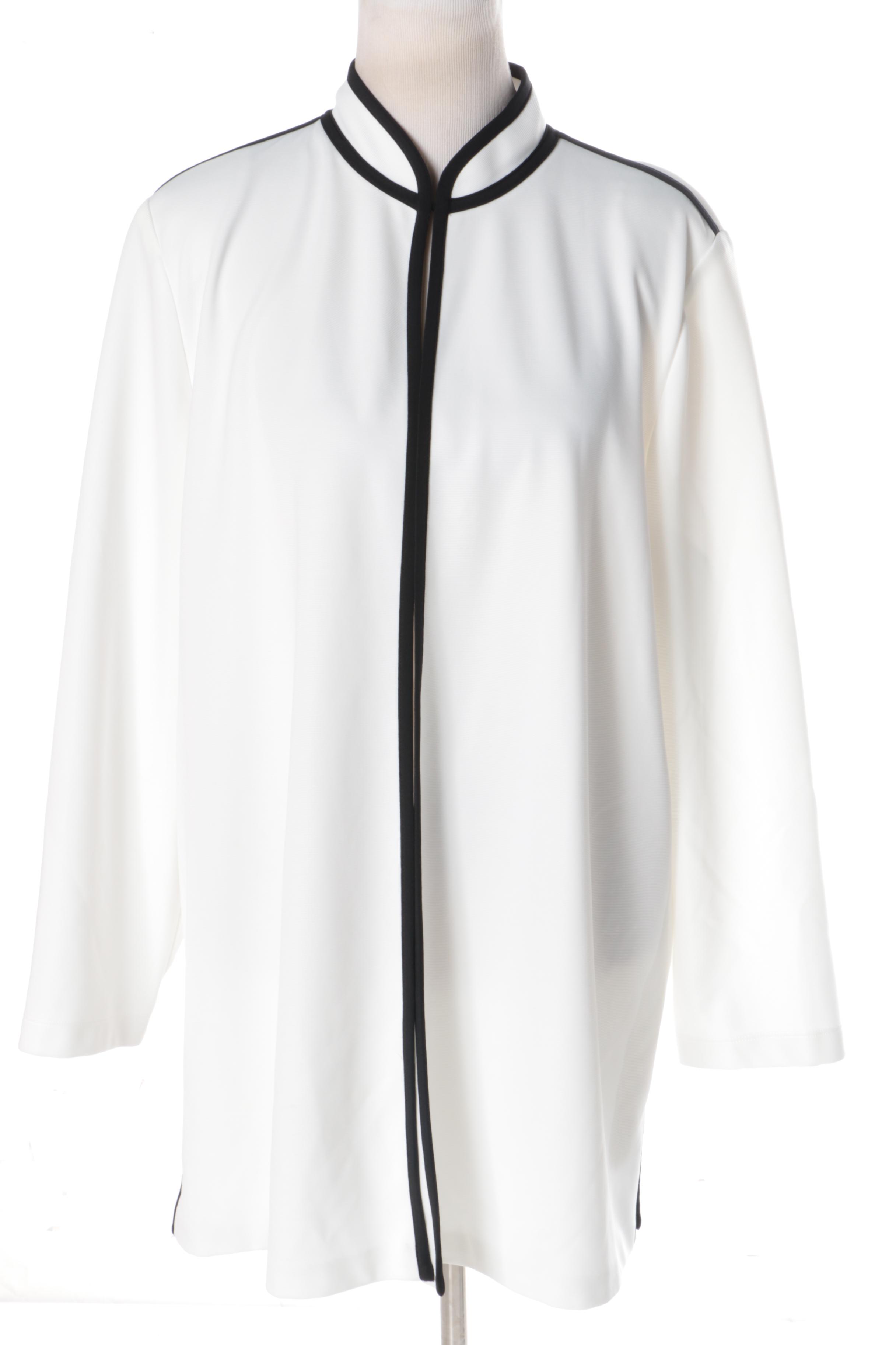 Pepe Runa Red Dress and White Blazer