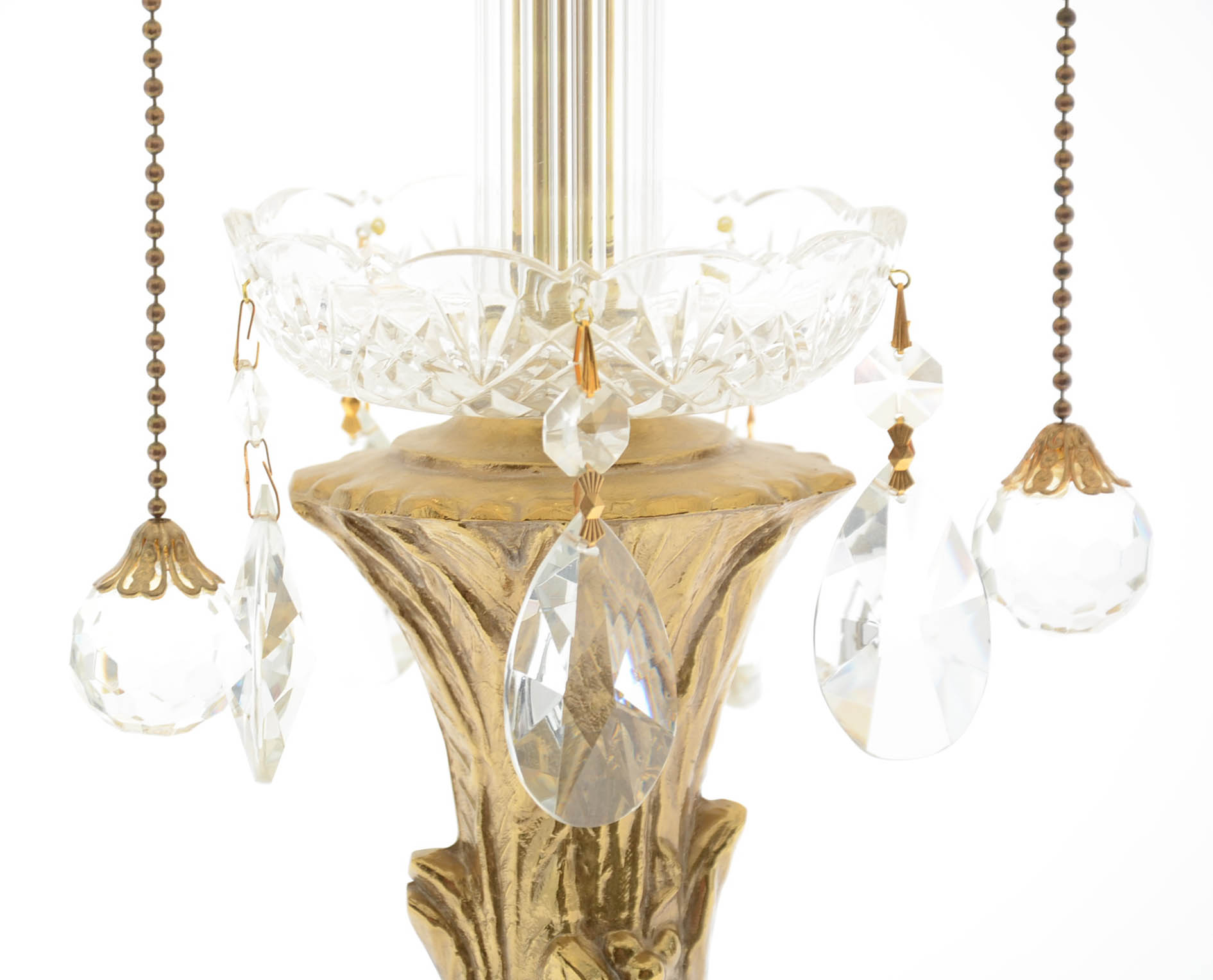 Cast Brass Cherub Table Lamp