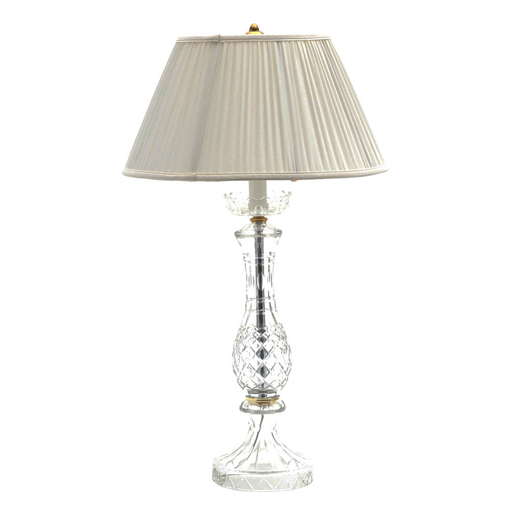 Hand Cut Crystal Lamp