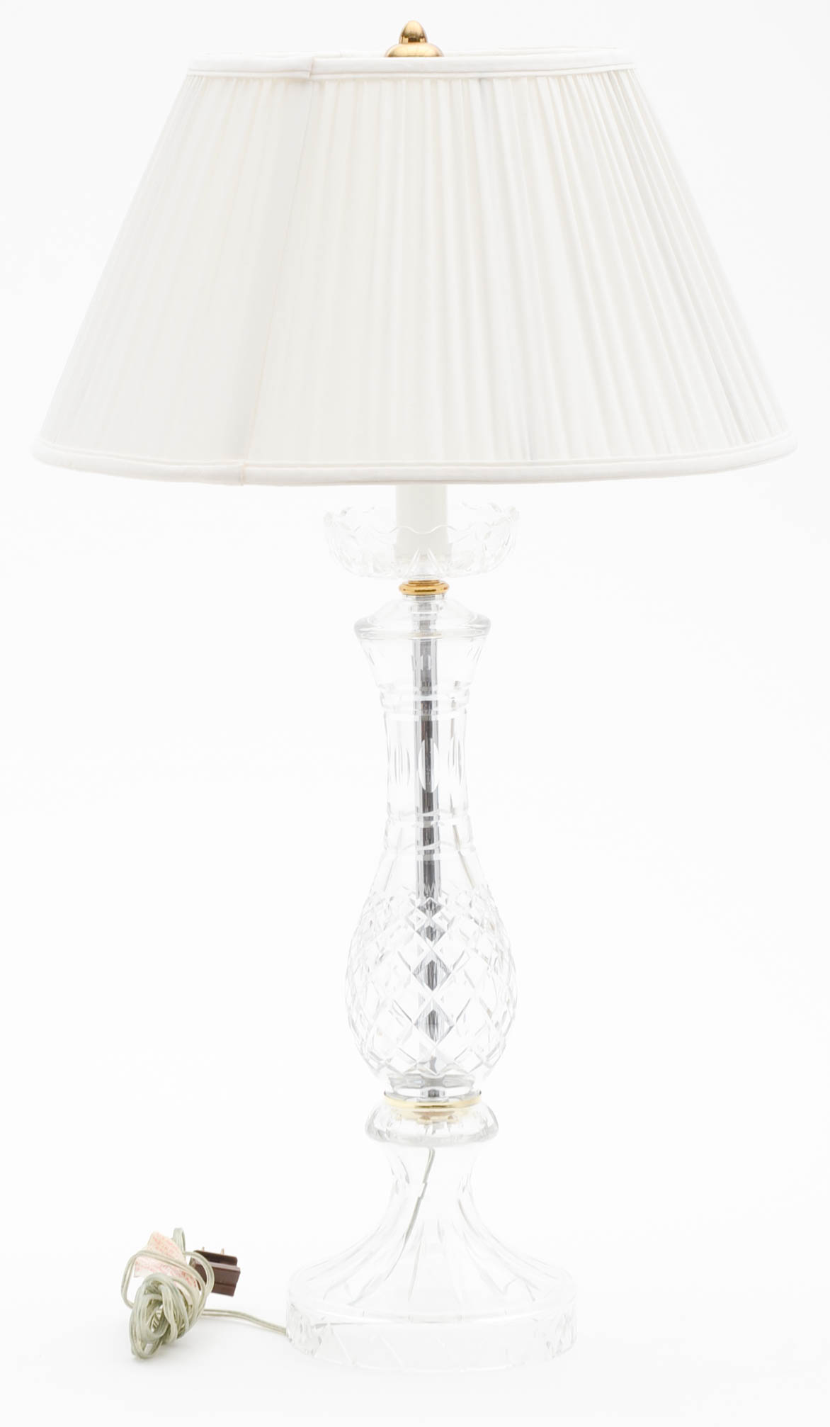 Hand Cut Crystal Lamp