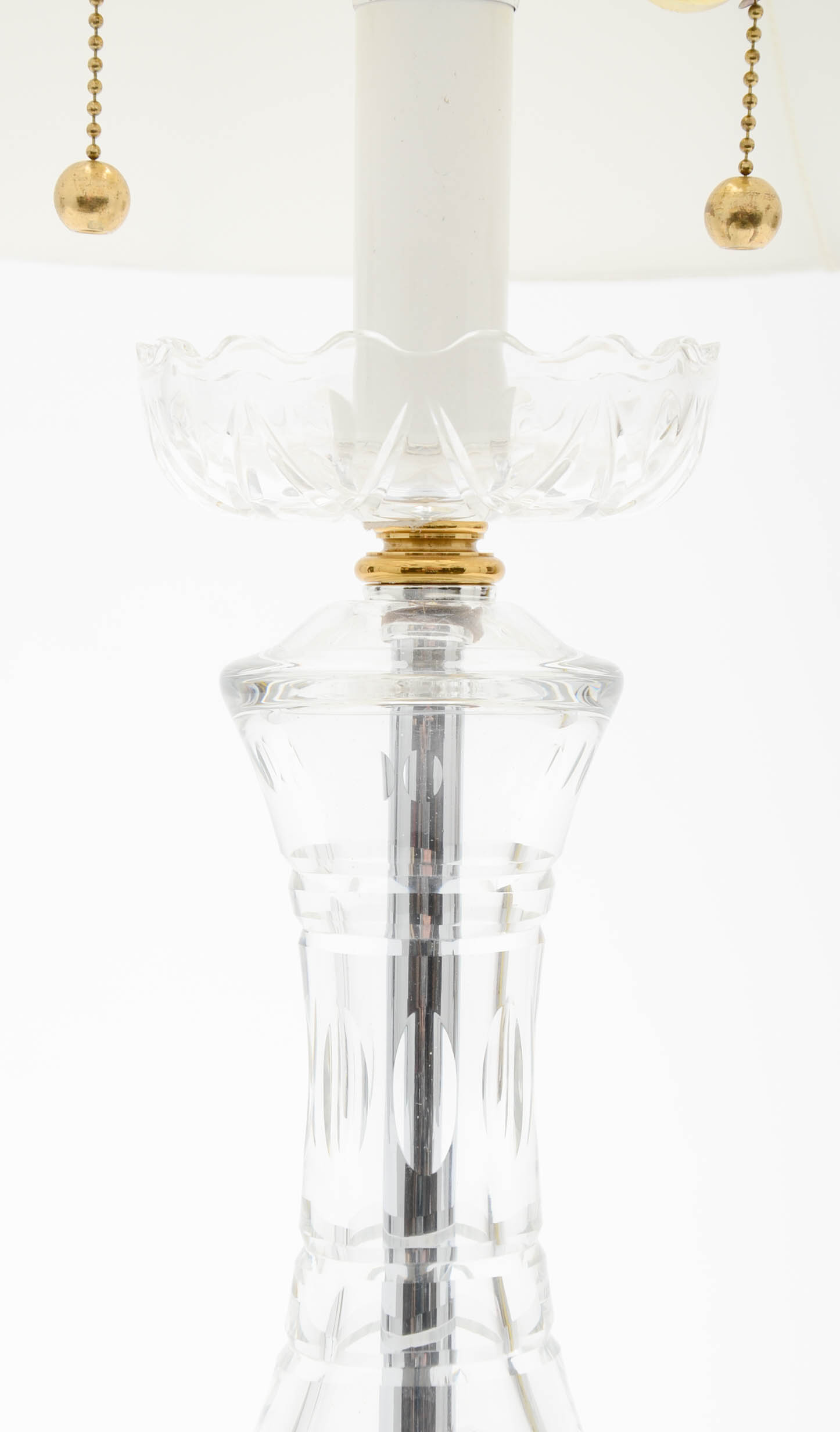 Hand Cut Crystal Lamp