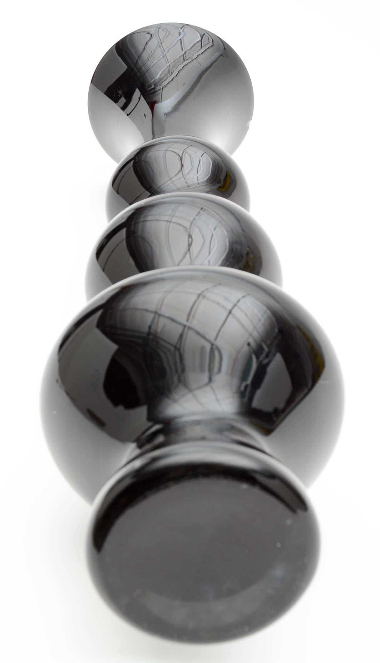 Hand Blown Black Floor Vase